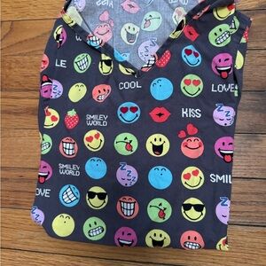 Colorful Emoji Scrub Shirt